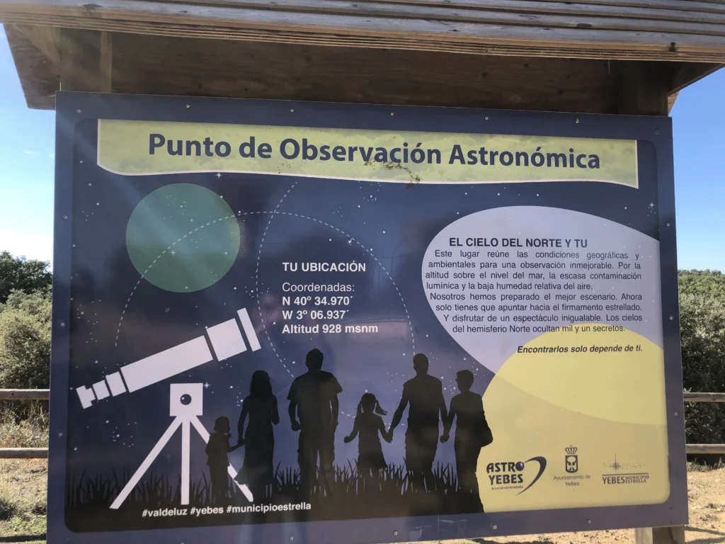 Punto de Observación Astronómica en Valdenaza